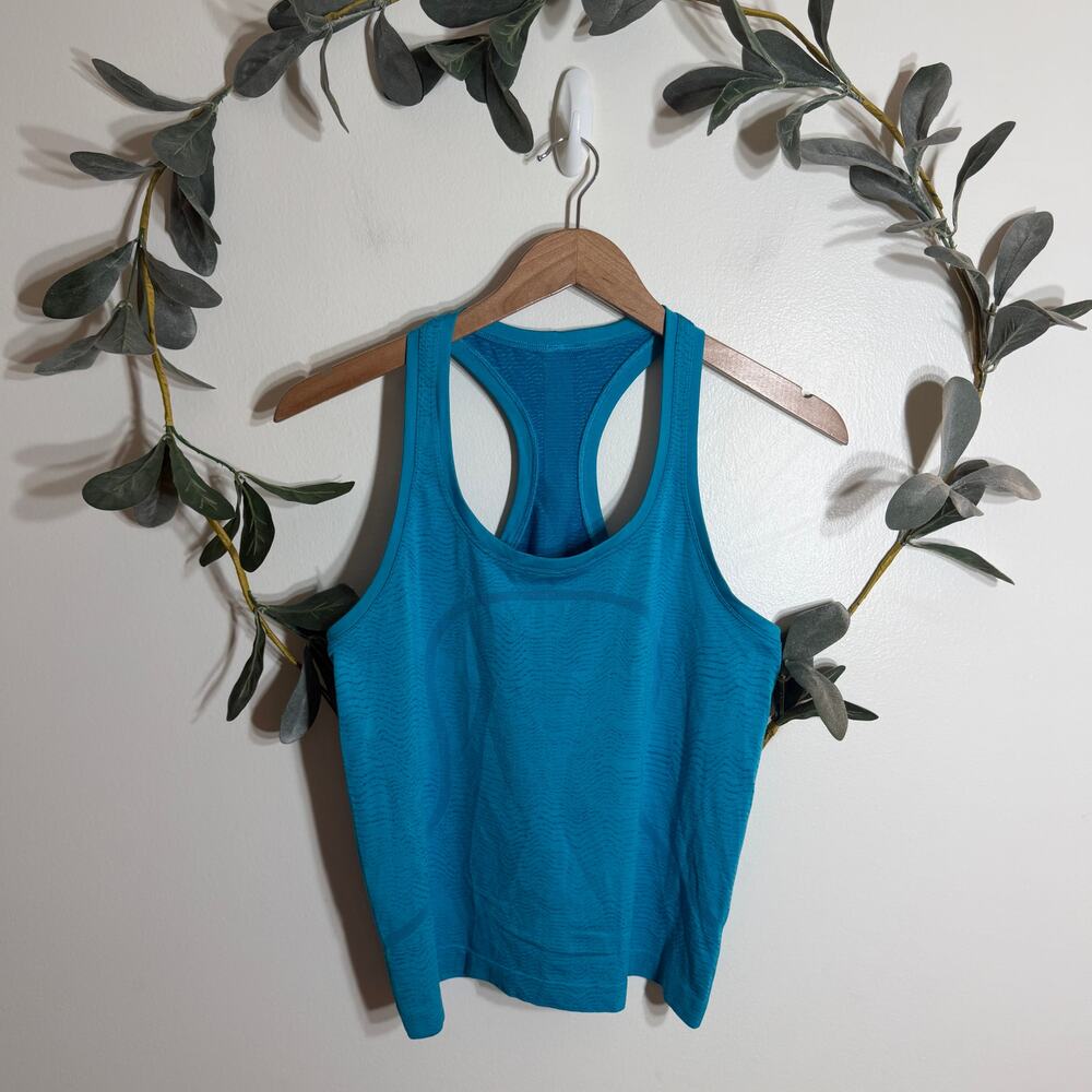 Lululemon Turquoise Swiftly Tech Tank Size 8